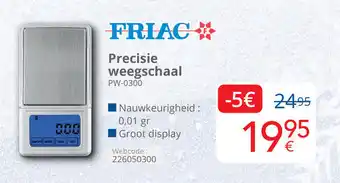 Eldi Precisie weegschaal aanbieding