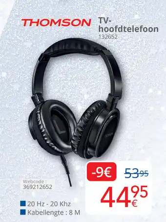 Eldi TV- hoofdtelefoon aanbieding