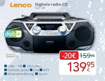 Lenco Digitale radio-CD