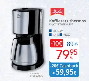 Eldi Koffiezet+ thermos aanbieding