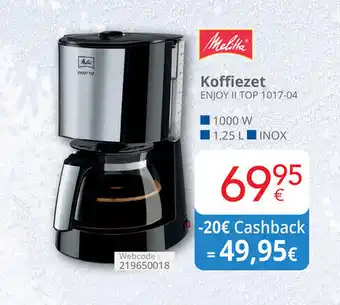 Eldi Koffiezet aanbieding