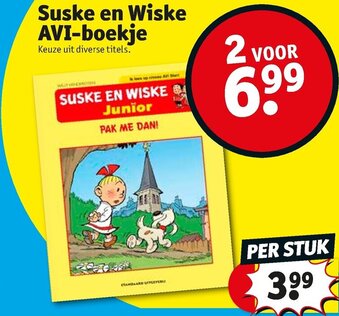 Kruidvat Suske en Wiske AVI-boekje aanbieding