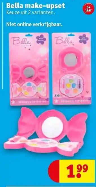 Kruidvat Bella make-upset aanbieding