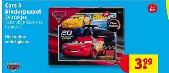 Kruidvat Cars 3 kinderpuzzel aanbieding