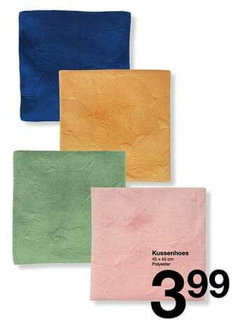 Zeeman Kussenhoes aanbieding