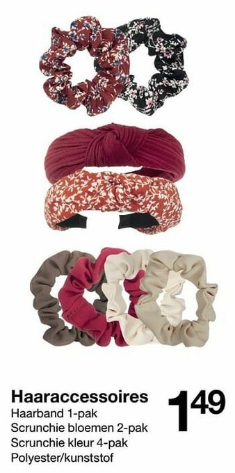 Zeeman Haaraccessoires aanbieding