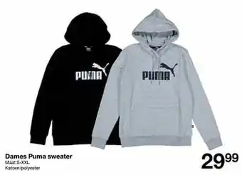 Dames puma sweater