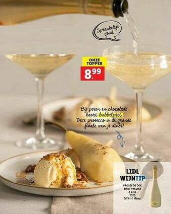 Lidl Prosecco doc brut trevise aanbieding