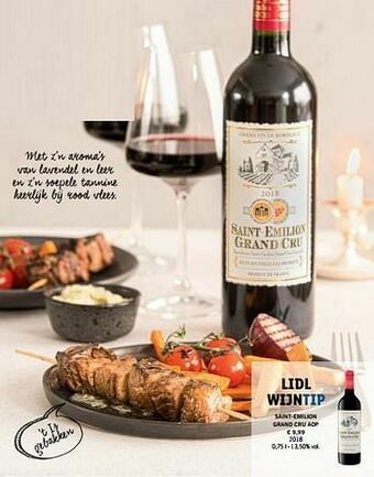 Lidl Saint-emilion grand cru aop aanbieding