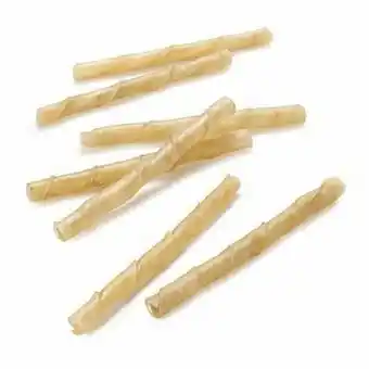 100 stuks (à ca.12,5cm) Kauwrollen Gedraaid Naturel Barkoo Hondensnack