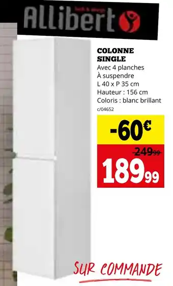 COLONNE SINGLE