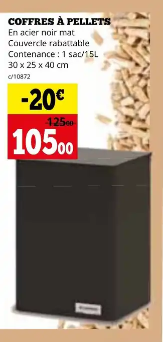 COFFRES À PELLETS