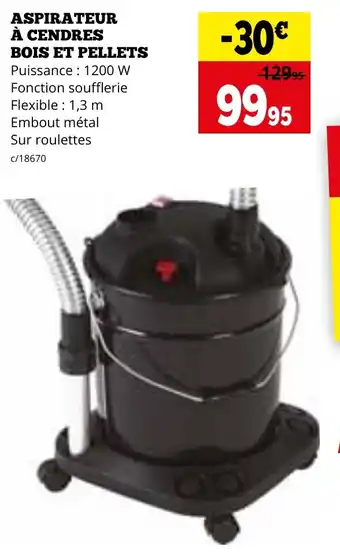 Dema ASPIRATEUR À CENDRES BOIS ET PELLETS aanbieding