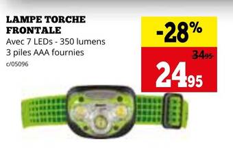 Dema LAMPE TORCHE FRONTALE aanbieding