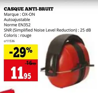 CASQUE ANTI-BRUIT
