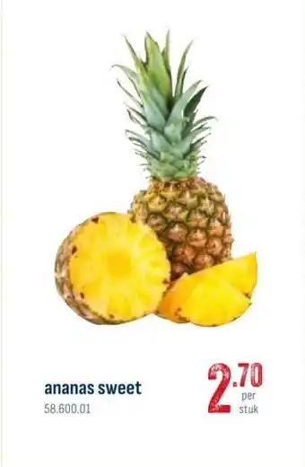 Horeca totaal Ananas Sweet aanbieding