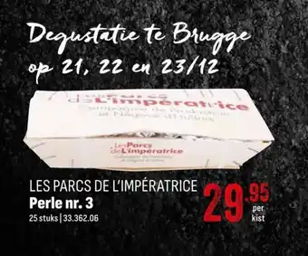 Horeca totaal LES PARCS DE L'IMPÉRATRICE Perle nr. 3 aanbieding