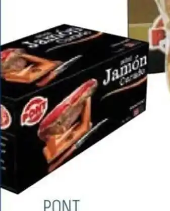 PONT serranoham mini, met klem & mes 1kg