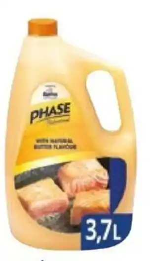 Horeca totaal PHASE vloeibare margarine met botersmaak 3700mL aanbieding