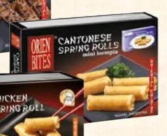 Horeca totaal ORIEN BITES apero mini loempia met groenten 66 x 15gr aanbieding