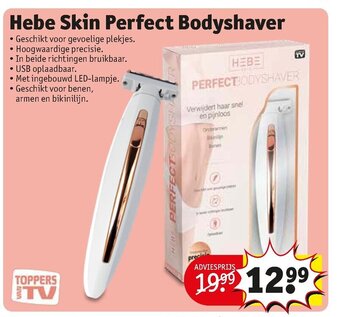 Kruidvat Hebe Skin Perfect Bodyshaver aanbieding