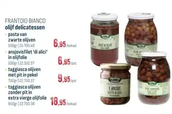 FRANTOIO BIANCO olijf delicatessen