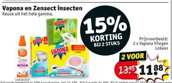 Kruidvat Vapona en Zensect insecten aanbieding
