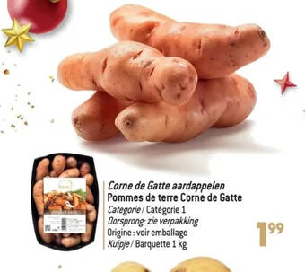 Match Corne de gatte aardappelen pommes de terre corne de gatte aanbieding