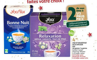 Match Thee of kruidenthee the ou infusion yogi aanbieding