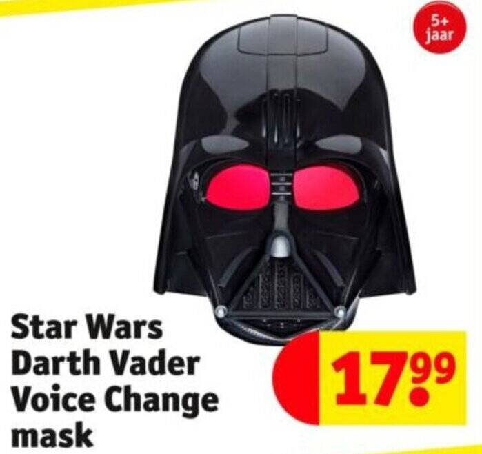 Star Wars Darth Vader Voice Change mask promotie bij Kruidvat