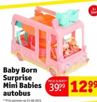 Kruidvat Baby Born Surprise Mini Babies autobus aanbieding