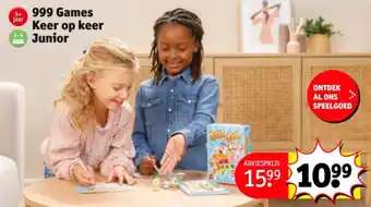 Kruidvat 999 Games Keer op keer Junior aanbieding
