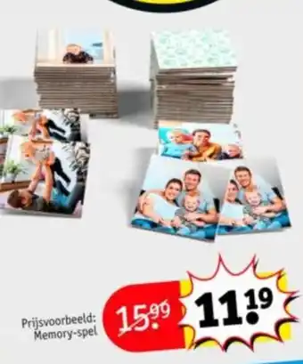 Kruidvat Memory-spel aanbieding