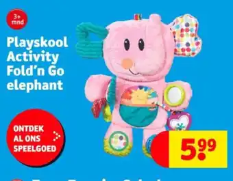 Kruidvat Playskool Activity Fold'n Go elephant aanbieding