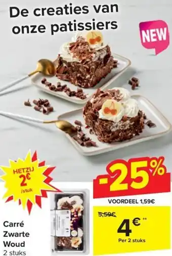 Carré Zwarte Woud 2 stuks