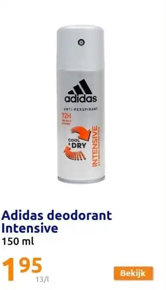 Action Adidas deodorant intensive aanbieding