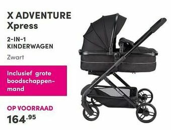 Baby & Tiener X adventure xpress 2-in-1 kinderwagen aanbieding