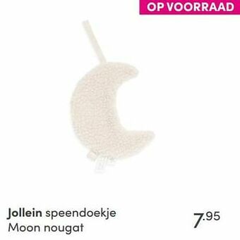 Baby & Tiener Jollein speendoekje moon nougat aanbieding