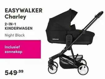 Baby & Tiener Easywalker charley 2-in-1 kinderwagen aanbieding