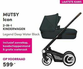 Baby & Tiener Mutsy icon 2-in-1 kinderwagen aanbieding