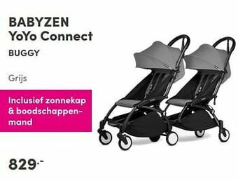 Baby & Tiener Babyzen yoyo connect buggy aanbieding