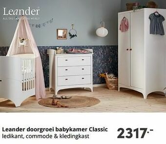 Baby & Tiener Leander doorgroei babykamer classic aanbieding