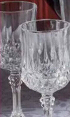 Cora Rode wijnglazen 6 stuks CRISTAL D ARQUES LONG CHAMPS 25 cl (1945453) aanbieding