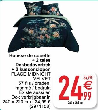 Cora Housse de couette + 2 taies Dekbedovertrek + 2 kussenslopen aanbieding