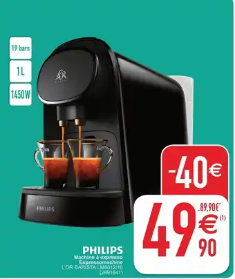 Cora Philips Machine a expresso Espressomachine aanbieding