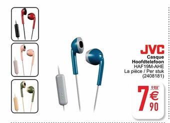 Cora JVC Casque Hoofdtelefoon HAF19M-AHE aanbieding