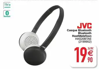 Cora JVC Casque Bluetooth Hoofdtelefoon HAS20BTAE aanbieding