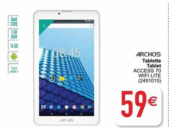 Cora Archos Tablette Tablet aanbieding