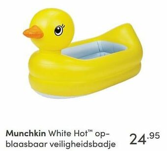 Baby & Tiener Munchkin white hot opblaasbaar veiligheidsbadje aanbieding