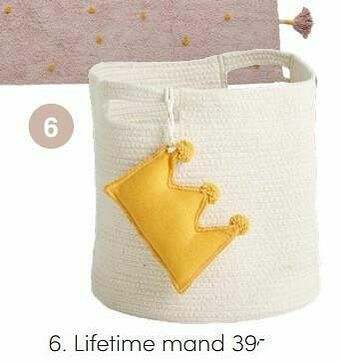 Baby & Tiener Lifetime mand aanbieding